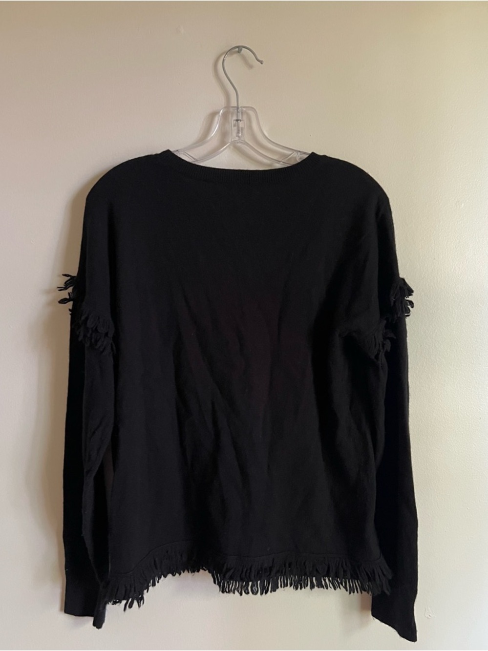 Vineyard Vines Woman’s Black Super Soft Cashmere Wool Blend Sweater Size Small - Picture 6 of 12